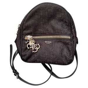 VINTAGE GUESS MINI BLACK CASUAL‎ URBAN BACKPACK